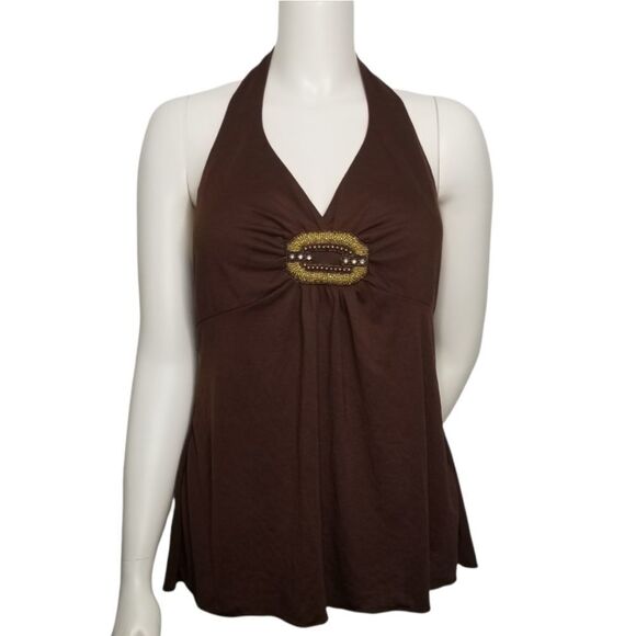 No Boundaries Halter Top Junior Size L - Picture 1 of 8